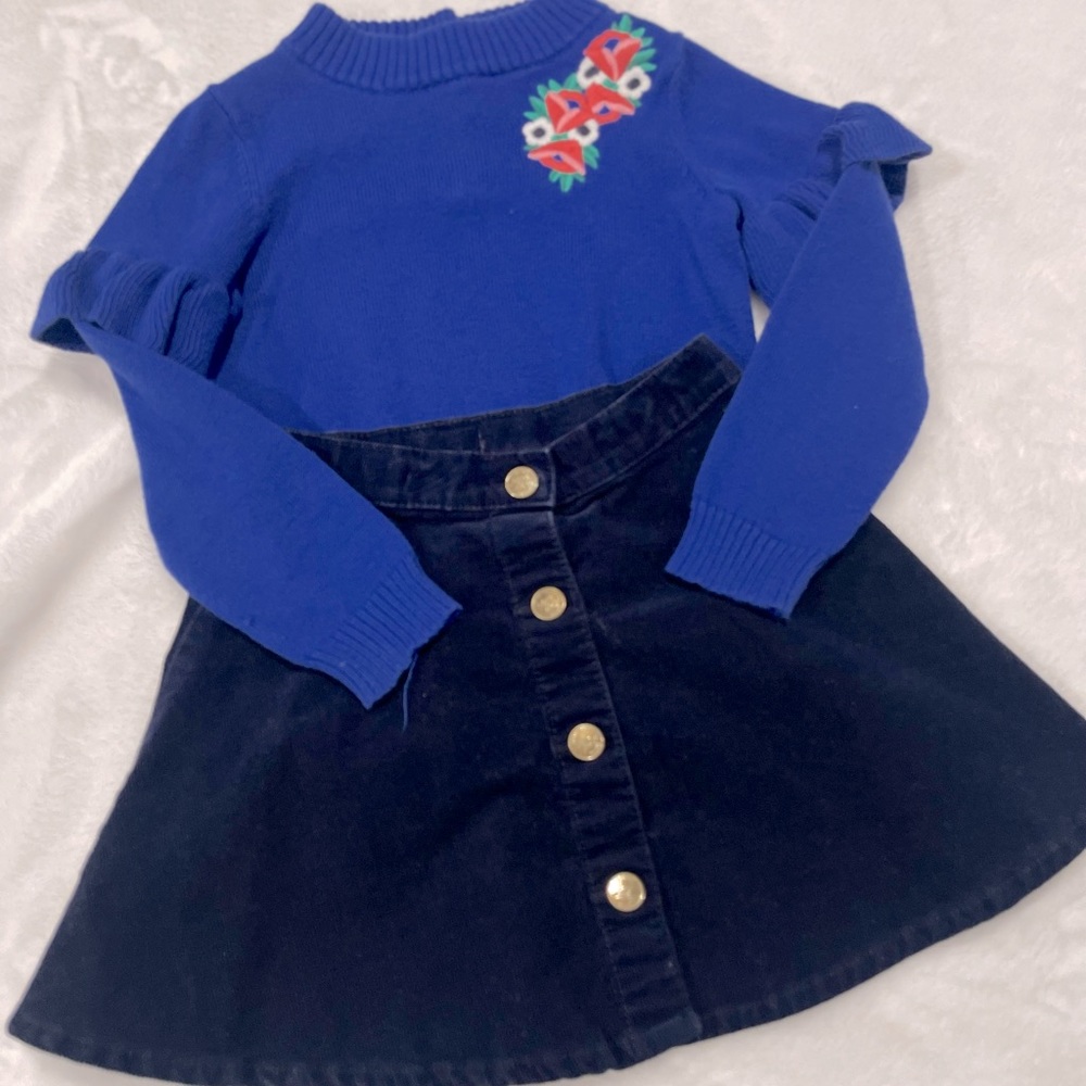 Janie and Jack Embroidered Sweater